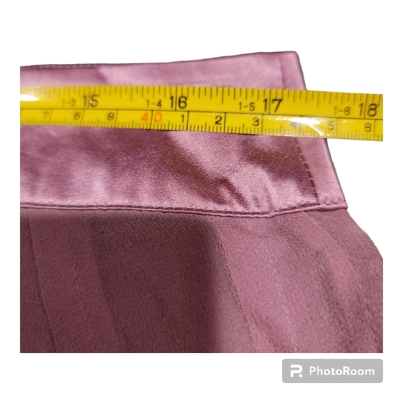 Worthington pleated skirt sz14 in orchid silk satin sequins lined Ballerina - Picture 5 of 11